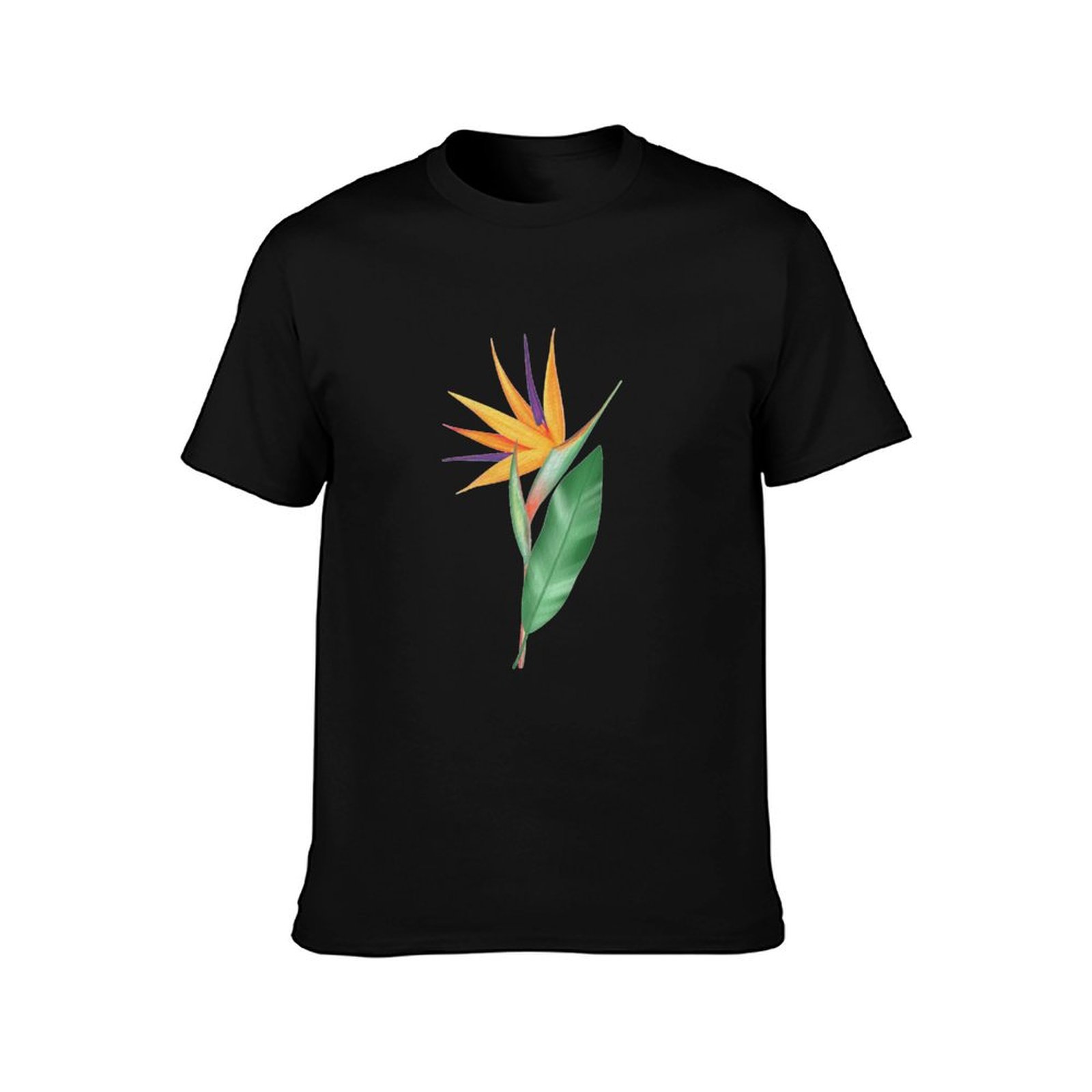 Aquarell-T-Shirt mit Blume des – Bird Paradise Strelitzia Bewertung und Preis
