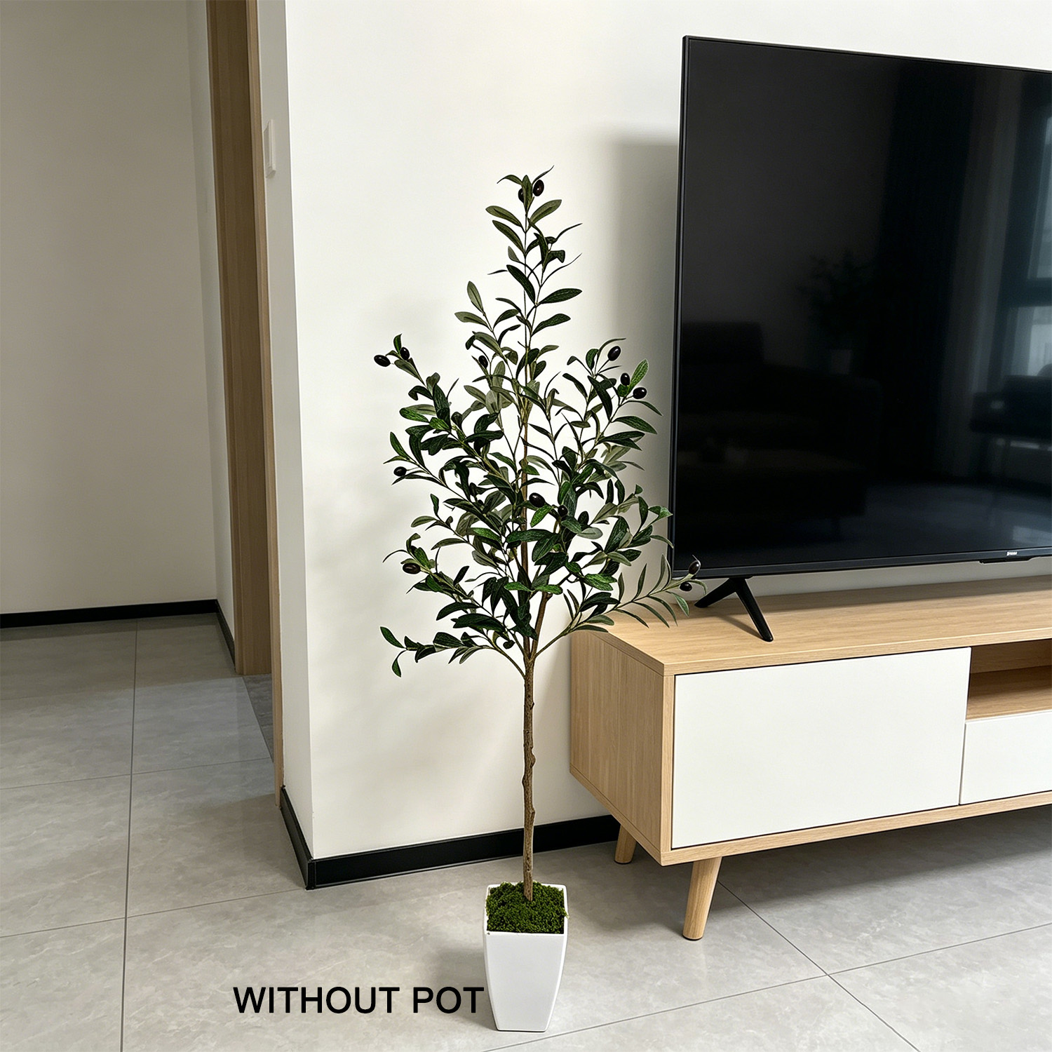 120-180cm Künstlicher Olivenba – Ficus Lyrata Tree Bewertung und Preis